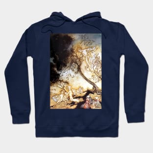 Ariel and Fairies - The Tempest - Arthur Rackham Hoodie